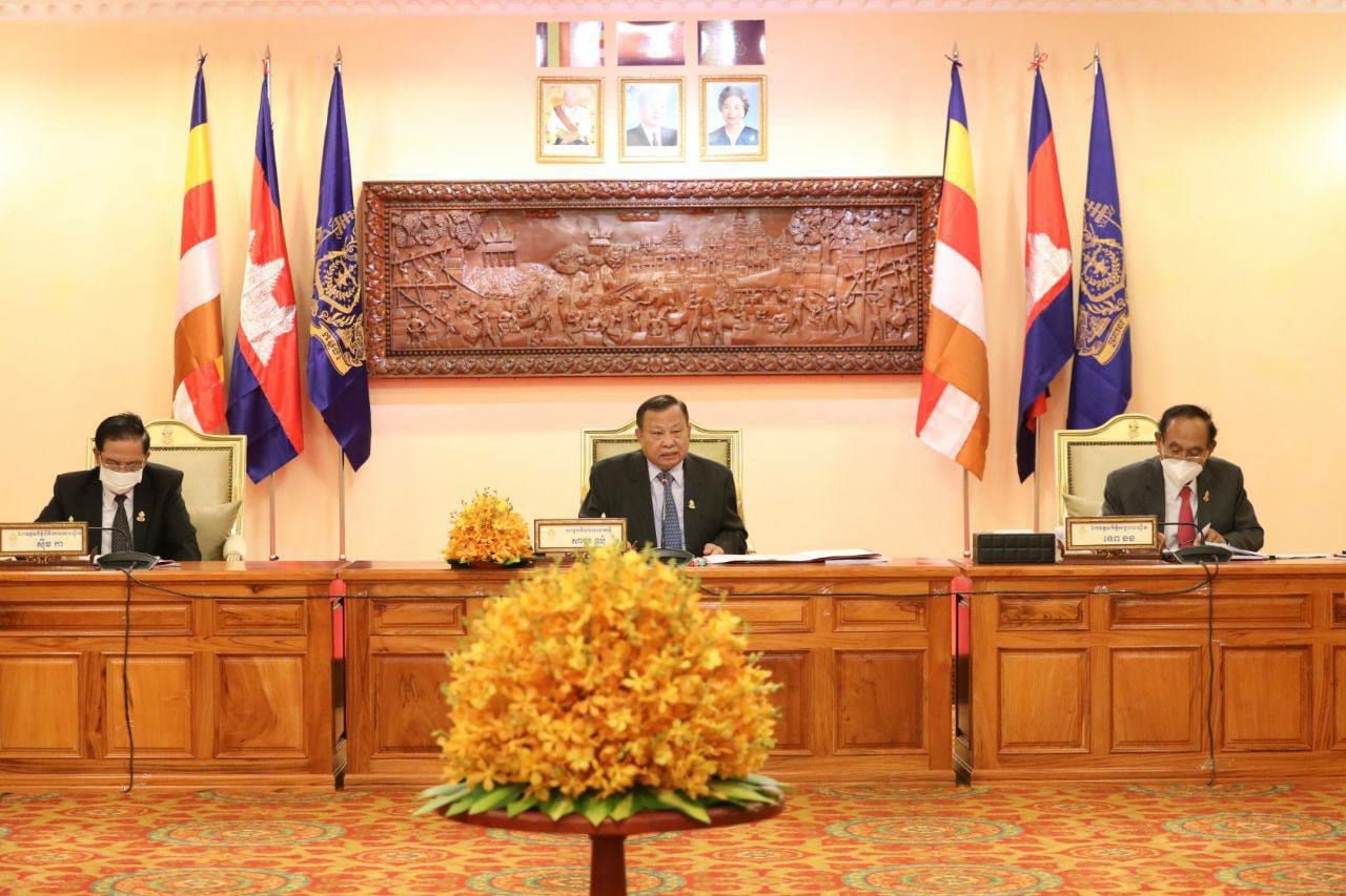 ព្រឹទ្ធសភាបន្តសម័យប្រជុំពិនិត្យលើសេចក្តីព្រាងច្បាប់ស្តីពីការការពាររុក្ខជាតិ និងភូតគាមអនាម័យ នៅថ្ងៃទី២០ ខែមេសា