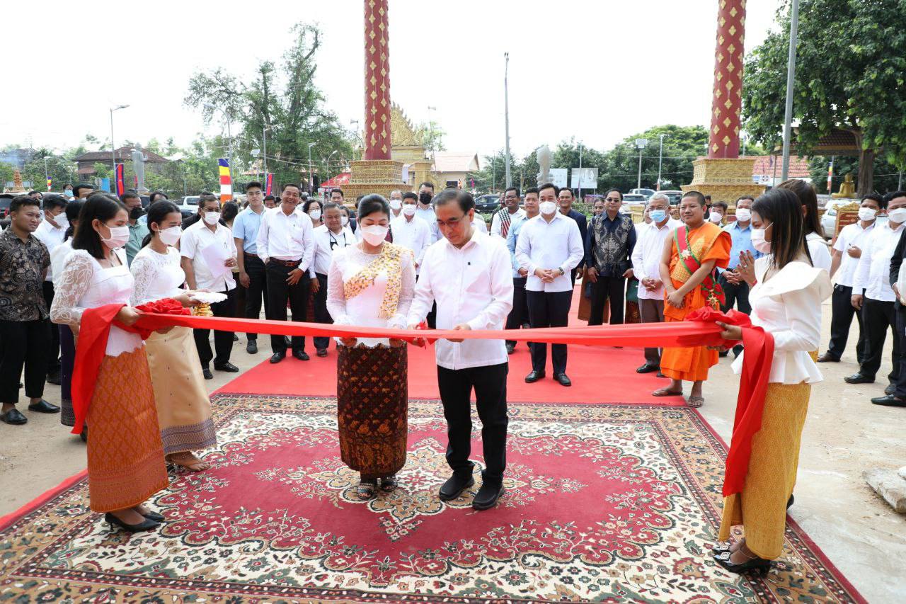 ដំបូលព្រះវិហារ និងសមិទ្ធផលនានា ក្នុងវត្តឥន្ទកោសីចុងកោះជ្រូក ត្រូវបានសម្ពោធ និងពុទ្ធាភិសេក