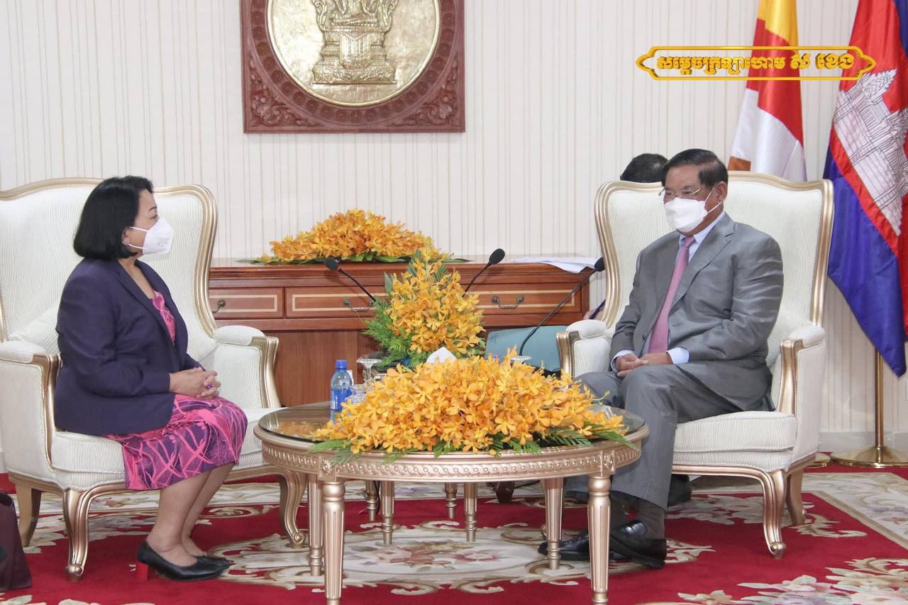 រដ្ឋមន្រ្តីក្រសួងមហាផ្ទៃសង្ឃឹមថាលោកស្រី នាយិការប្រចាំថ្នាក់តំបន់របស់អង្គការIOM បន្តជួយកម្ពុជា លើការងារទេសន្តរប្រវេសន៍ និងការប្រែបំប្រួលអាកាសធាតុនៅកម្ពុជា
