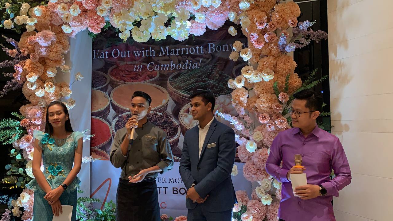 MARRIOTT BONVOY បង្កើតកម្មវិធីដើម្បីផ្តល់ភាពរីករាយ នឹងអាហារដ៏ឈ្ងុយឆ្ងាញ់នៅកម្ពុជា