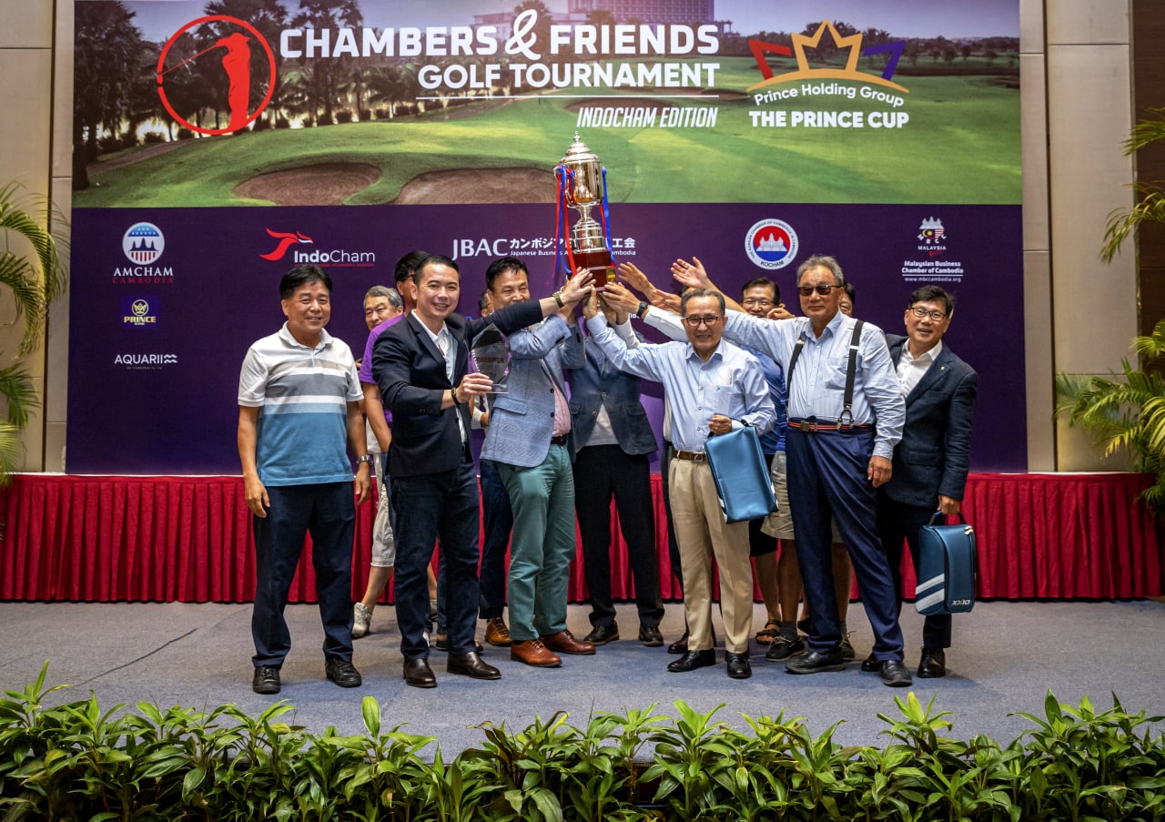 ក្រុមហ៊ុន ព្រីនស៍ គ្រុប ក្លាយជាម្ចាស់ ឧបត្ថម្ភ ធំនៅ ក្នុងកម្មវិធី ប្រកួត វាយកូនហ្គោល Chambers & Friends Golf Tournament