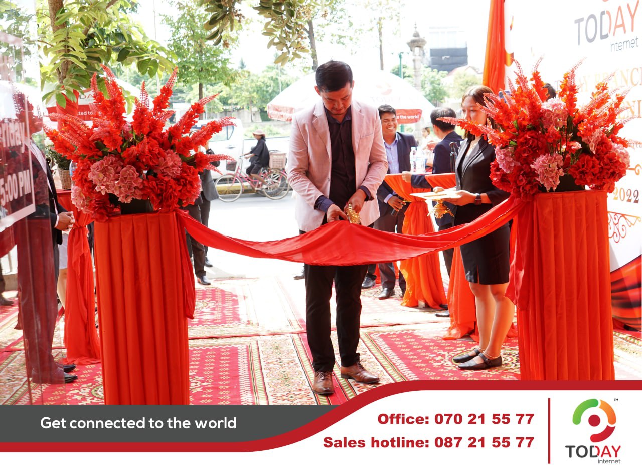 ក្រុមហ៊ុនអ៊ិនធឺណិត ធូដេ សម្ពោធសាខាថ្មីនៅតាមបណ្តាខេត្តជាផ្លូវការ