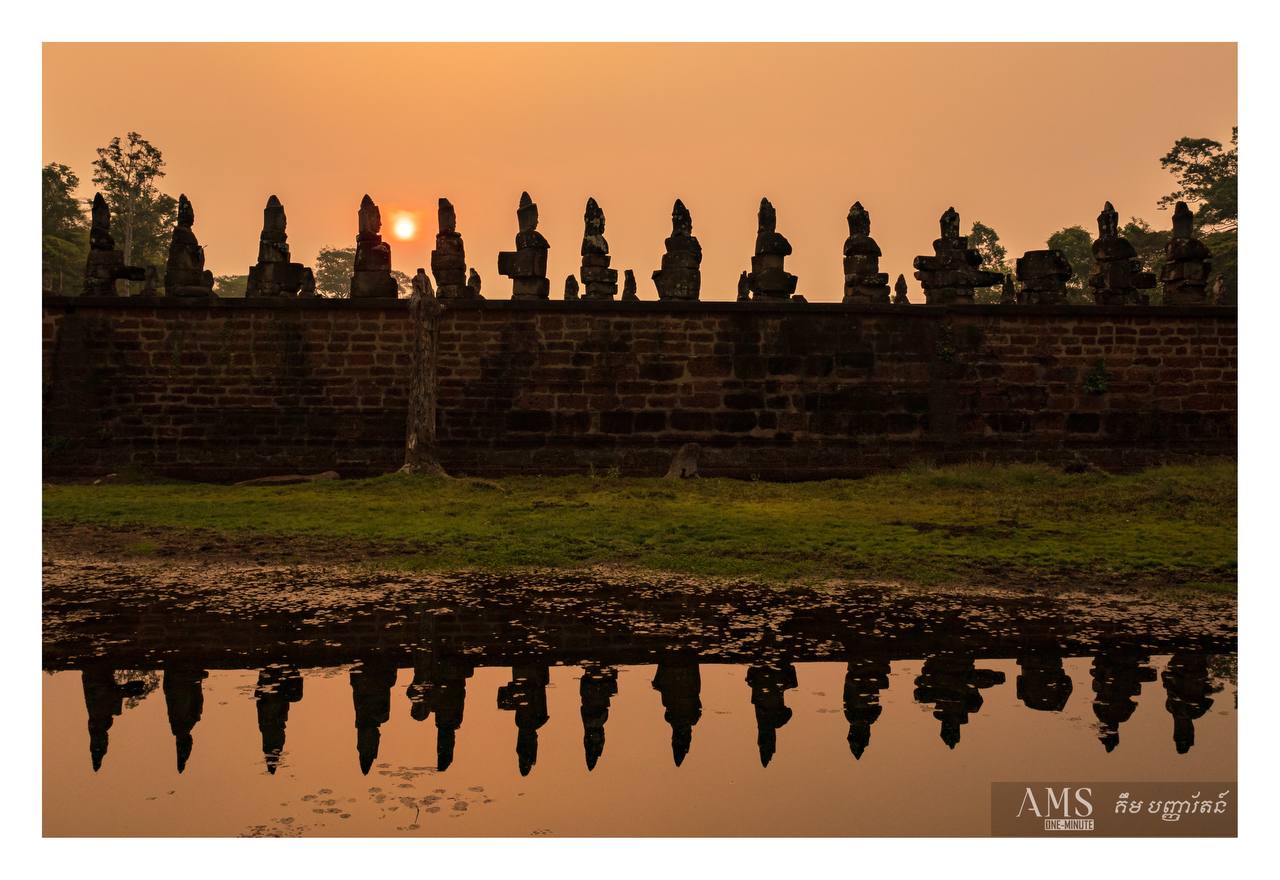 ព្រឹកព្រហាមពីទ្វារទន្លេអុំ អង្គរធំ 🇰🇭
