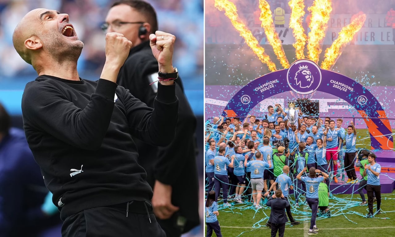 Pep Guardiola ស្រក់ទឹកភ្នែក បន្ទាប់ពីដឹកនាំ Man City ឈ្នះ Premier League