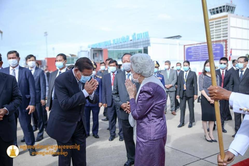 សម្តេចក្រឡាហោម ស ខេង ថ្វាយសារព្រះពរ សម្ដេចព្រះមហាក្សត្រី នរោត្តម មុនិនាថ សីហនុ ព្រះវររាជមាតាជាតិខ្មែរ គម្រប់ ៨៦ យាងចូល ៨៧ព្រះវស្សា