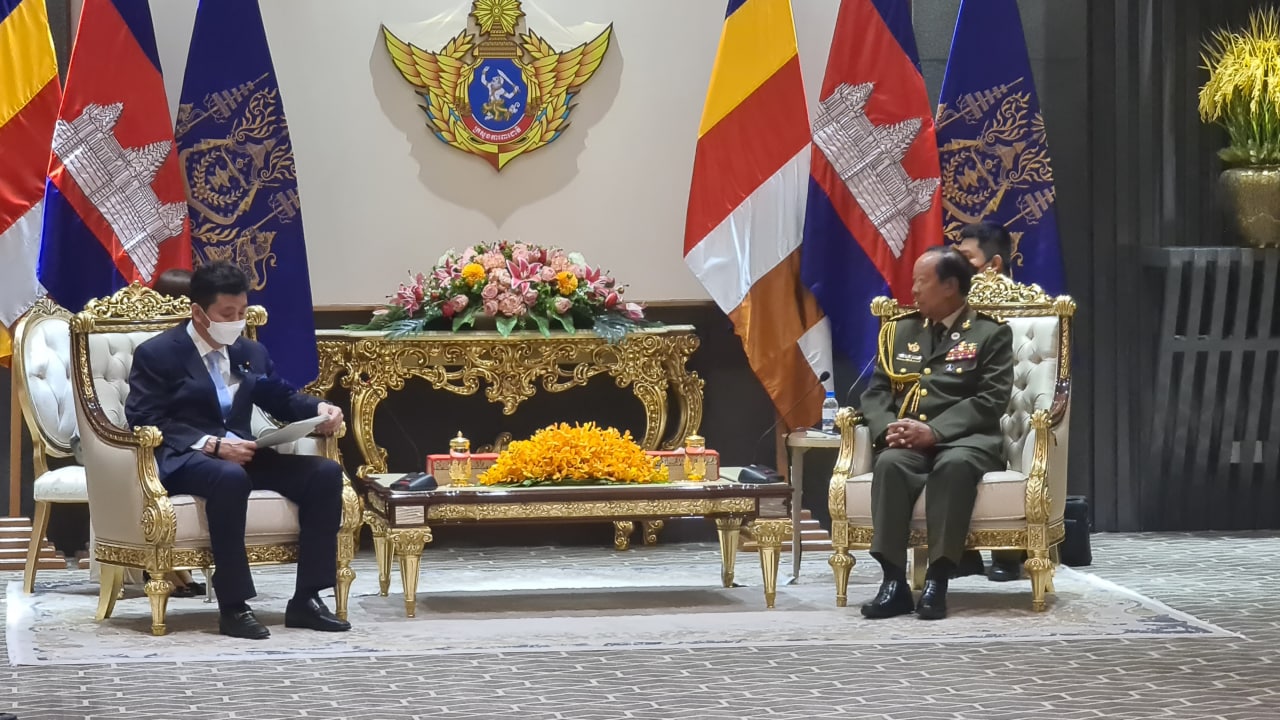 សម្តេចពិជ័យសេនា ទៀ បាញ់ ៖ ជំនួបពិភាក្សាការងារ ជាមួយរដ្ឋមន្ត្រីការពារជាតិជប៉ុន គឺក្នុងគោលបំណងបន្តកិច្ចសហប្រតិបត្តិការការងារជាមួយគ្នាជាបន្តបន្ទាប់ពេលកន្លងមក