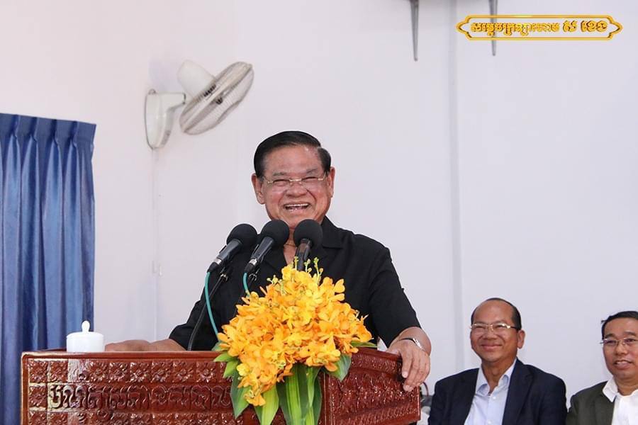សម្តេចក្រឡាហោម ស ខេង អញ្ជើញជួបសំណេះសំណាលសិស្ស នគរបាលជាតិនៅខេត្តកំពង់ស្ពឺ