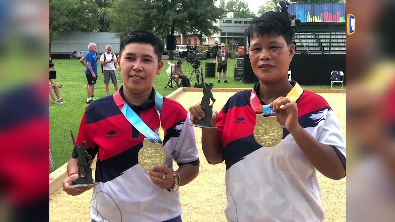 កីឡាការីនីប៉េតង់កម្ពុជាបន្តទទួលមេដាយមាសក្នុងព្រឹត្តិការណ៍ប្រកួត World Games (Video Inside)