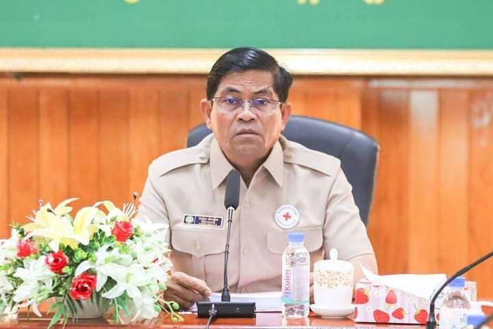 កិច្ចប្រជុំបូកសរុបលទ្ធផលការងារប្រចាំត្រីមាសទី២ ឆ្នាំ២០២២ និងលើកទិសដៅការងារអនុវត្តបន្តត្រីមាសទី៣ របស់សាខាកាកបាទក្រហមកម្ពុជាខេត្តរតនគិរី