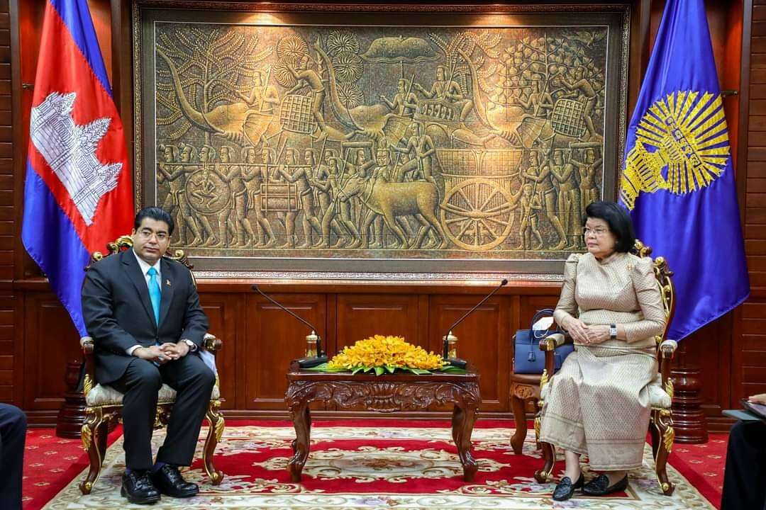 អនុប្រធានទី ២ រដ្ឋសភា អនុញ្ញាតឱ្យគណៈប្រតិភូសហព័ន្ធសន្តិភាពសកល ចូលជួបសម្តែងការគួរសម និងពិភាក្សាការងារ