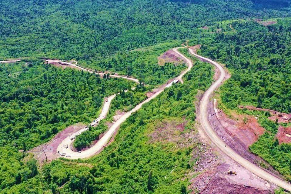 គម្រោងសាងសង់ផ្លូវជាតិលេខ១០ ប្រវែងជាង ១៩៧គ.ម ពីបាត់ដំបងទៅកាន់ខេត្តកោះកុង សម្រេចបានជិត ៦៥%ហើយ