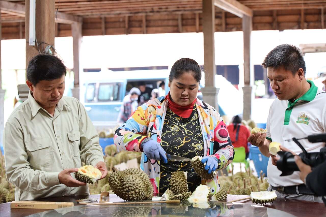 ប្រធានមន្ទីរកសិកម្មខេត្តព្រះវិហារ បានជំរុញ និងលើកទឹកចិត្តដល់ប្រជាកសិករ និងម្ចាស់ក្រុមហ៊ុន ខិតខំដាំដំណាំទុរេនឲ្យបានច្រើន ដើម្បីគាំទ្រកសិផលក្នុងស្រុក