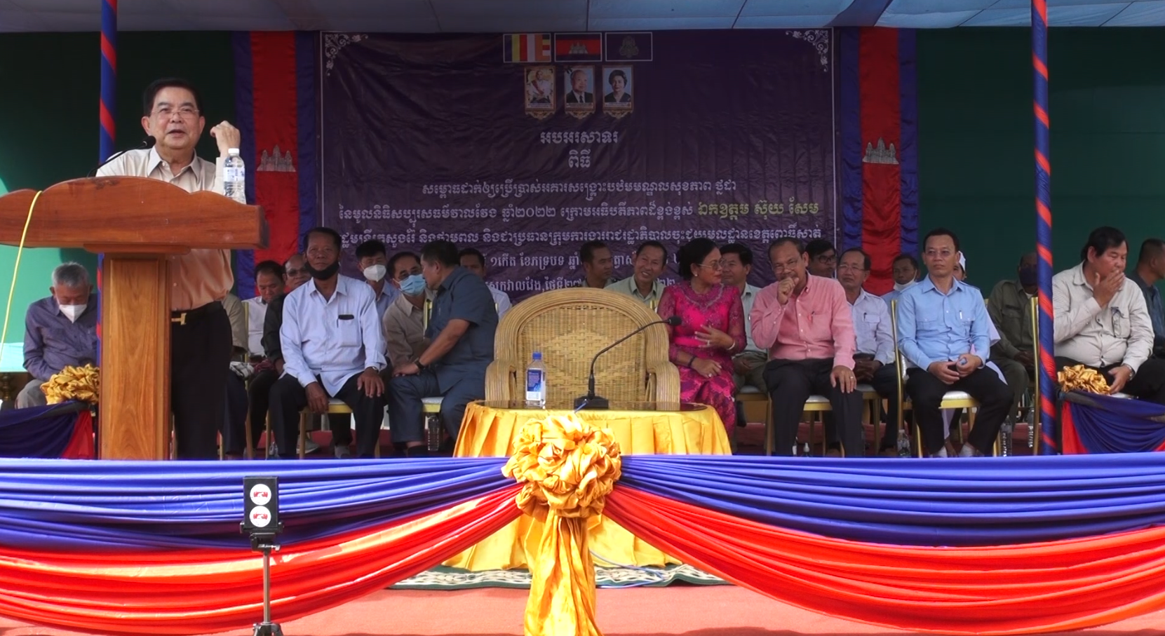 អគារបន្ទប់សម្រាកព្យាបាលនៅមណ្ឌលសុខភាពថ្មដា ដែលជាអំណោយមូលនិធិសប្បុរសធម៌ស្រុកវាលវែង ត្រូវបានសម្ពោធបើកឱ្យប្រើប្រាស់ជាផ្លូវការ