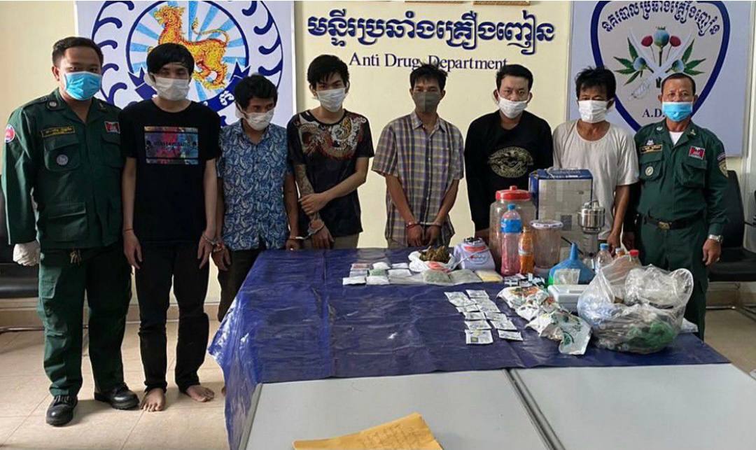 សមត្ថកិច្ចឃាត់ខ្លួន ជនពាក់ព័ន្ធចំនួន ៣២នាក់ ក្នុងការបង្ក្រាបបទល្មើស គ្រឿងញៀន ចំនួន ៩ករណី ទូទាំងប្រទេស ថ្ងៃទី៣០ ខែសីហា