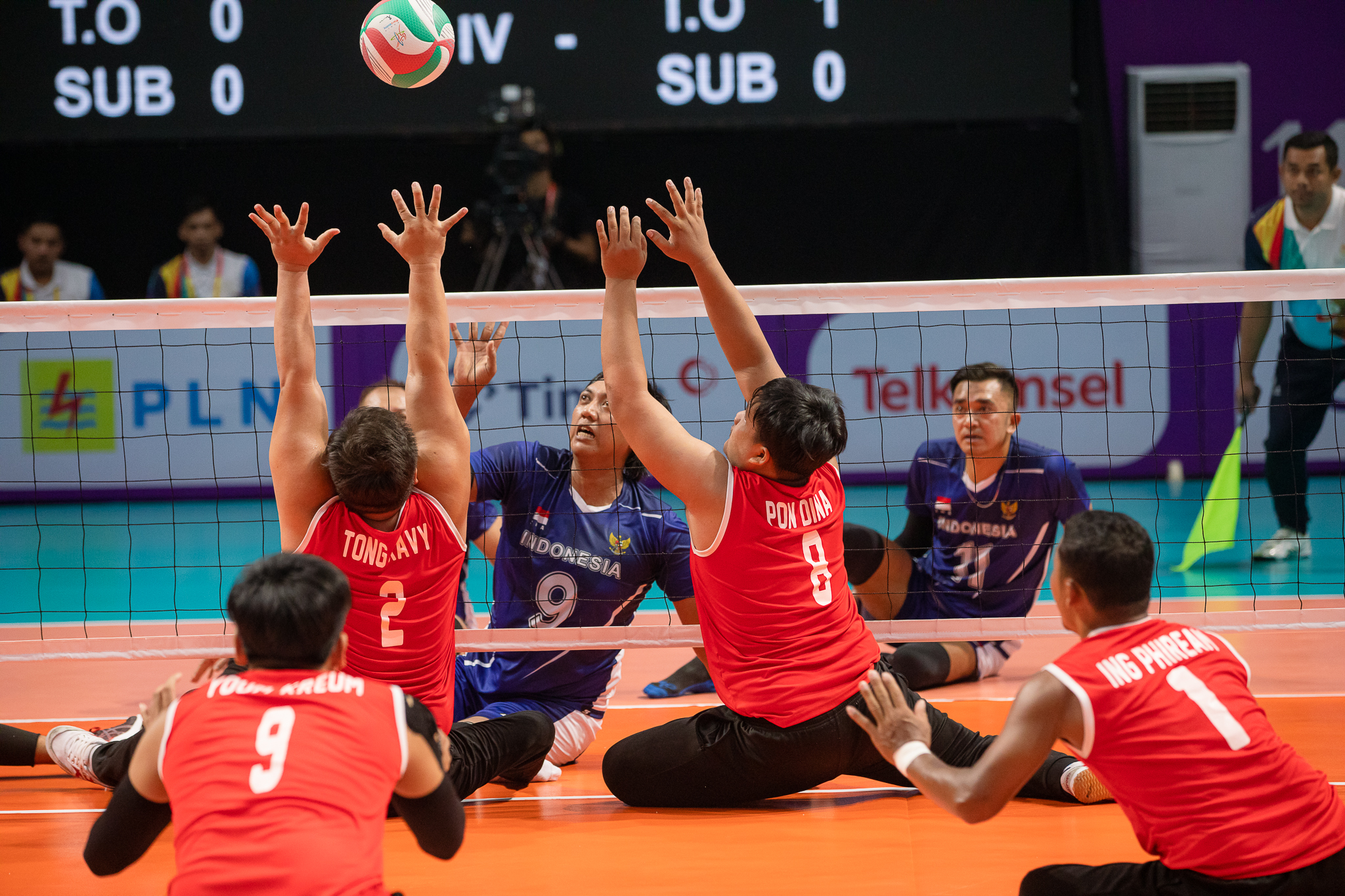 អបអរសាទរ! ក្រុមបាល់ទះអង្គុយកម្ពុជា ក្រោយយកឈ្នះឥណ្ឌូនេស៊ី ៣-២សិត ឡើងវគ្គផ្ដាច់ព្រ័ត្រដណ្តើមមេដាយមាស
