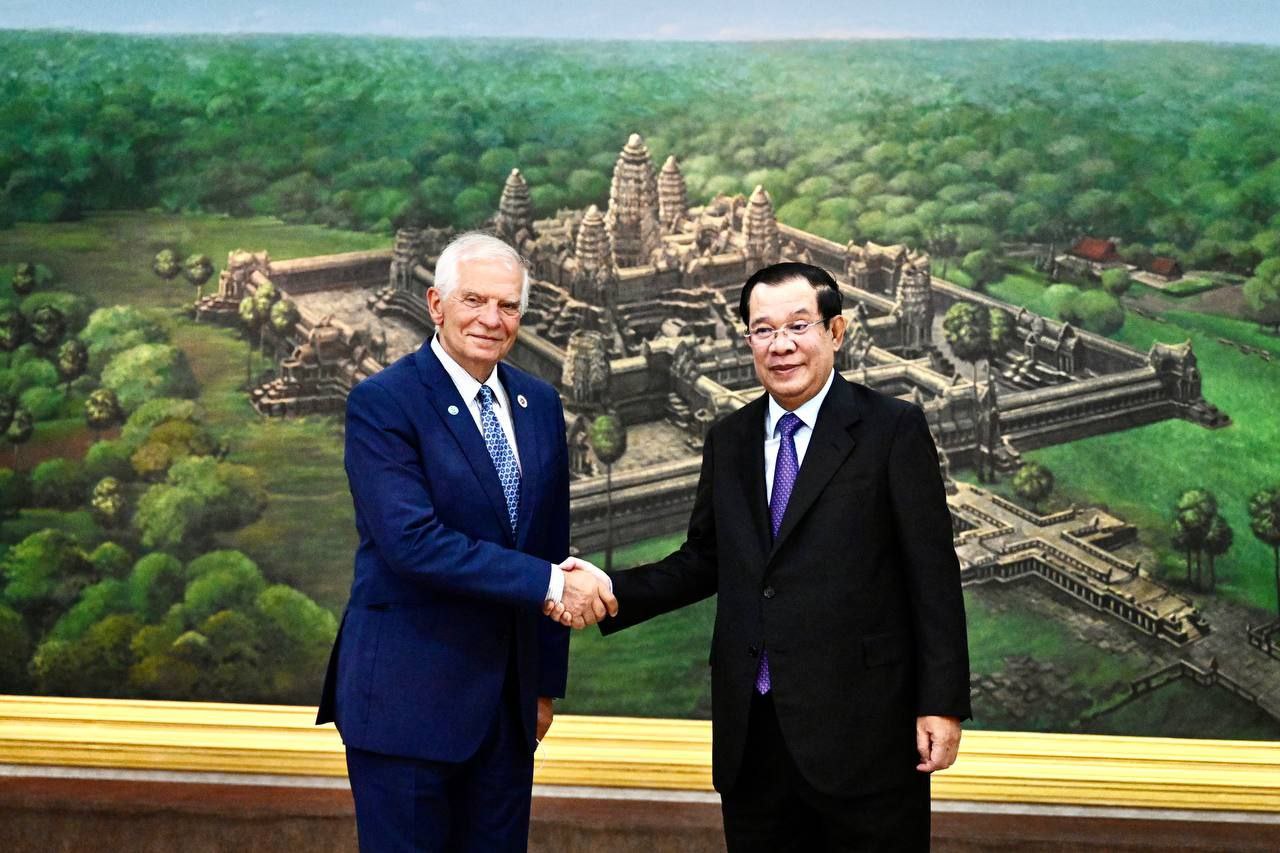 សម្តេចតេជោ ហ៊ុន សែន អនុញ្ញាតឱ្យអនុប្រធានគណៈកម្មការអឺរ៉ុប ជួបសម្តែងការគួរសម និងពិភាក្សាការងារ