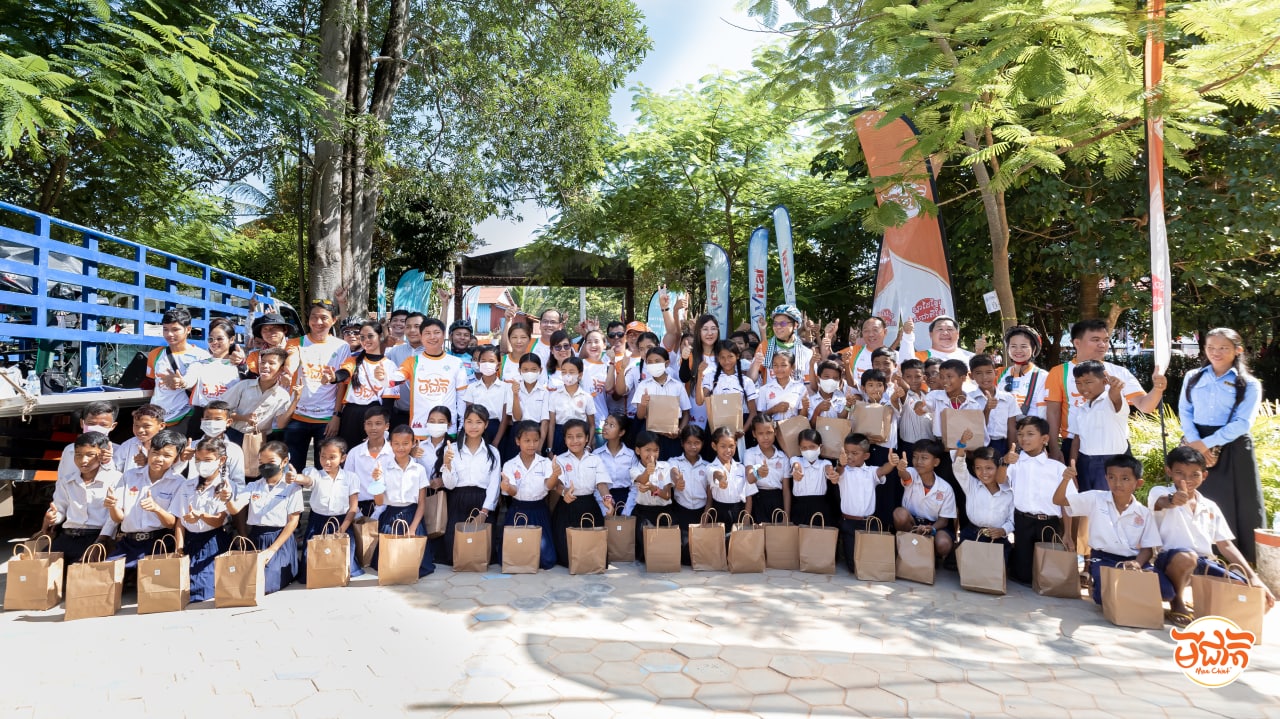 ក្រុមហ៊ុនមីជាតិបន្តចូលរួមឧបត្ថម្ភធំដល់ព្រឹត្តិការណ៍ជិះកង់ ដើម្បីបរិស្ថាន និងសុខភាពកុមារឆ្នាំទី៨ នៅក្រុងសៀមរាប