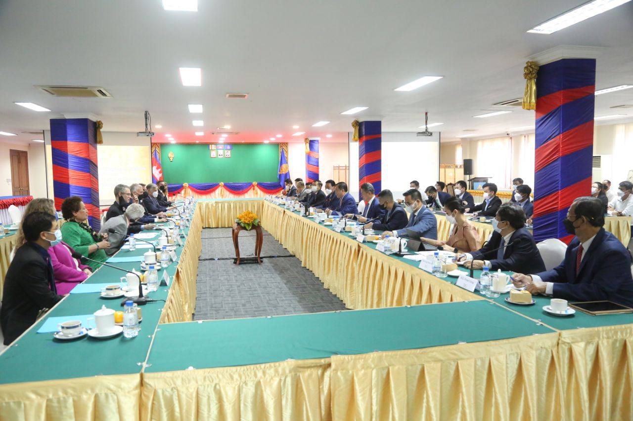 សេចក្តីប្រកាសព័ត៌មាន ស្តីពីជំនួបពិភាក្សាការងាររវាង ភាគីកម្ពុជាជាមួយគណៈប្រតិភូសភាសហរដ្ឋអាមេរិក ដើម្បីពង្រឹងកិច្ចសហប្រតិបត្តិការរវាងសភាទាំងពីរ