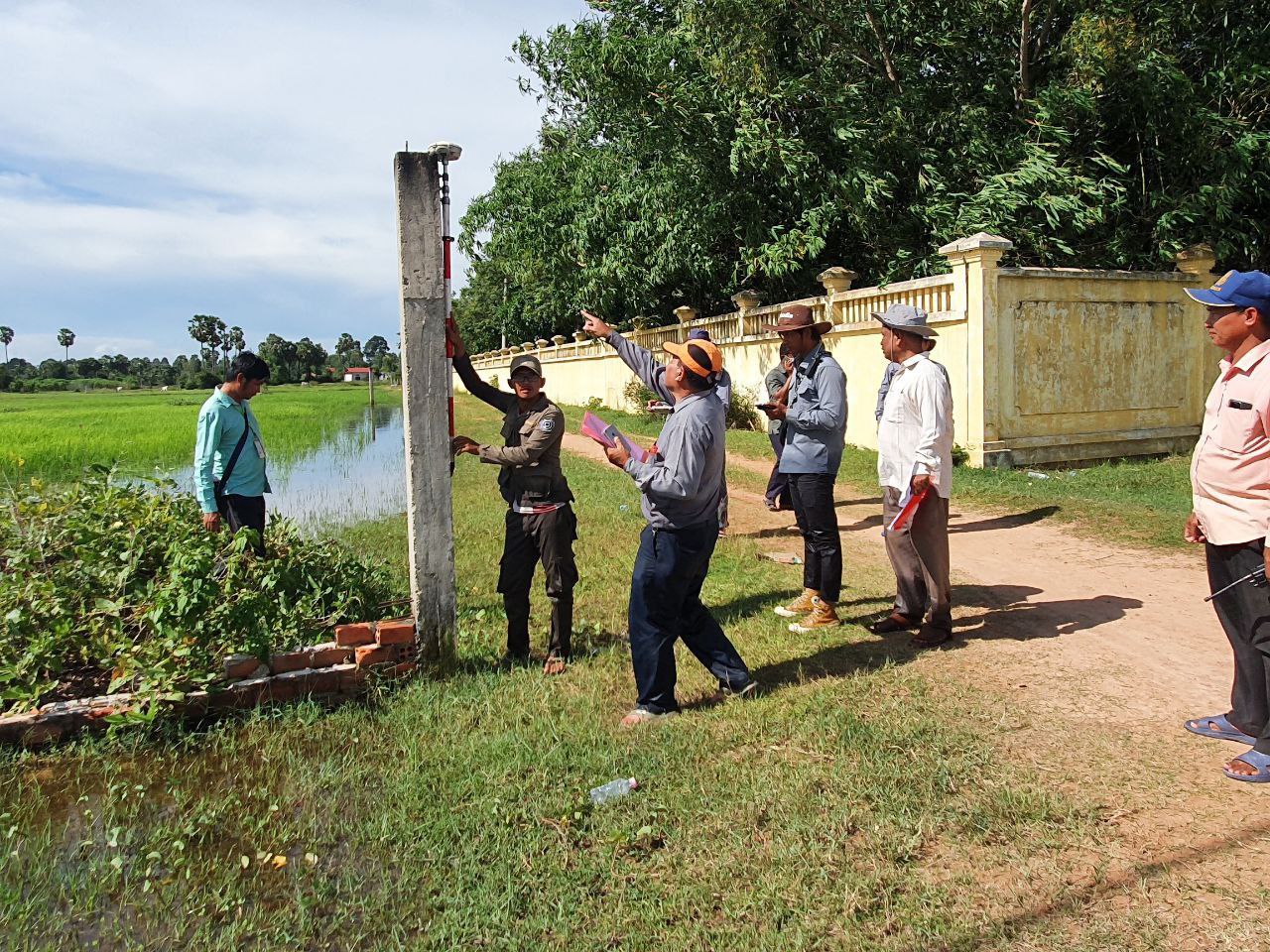 ការវាស់វែងក្បាលដីក្នុងតំបន់រមណីយដ្ឋានអង្គរ រយៈពេល ៦ថ្ងៃកម្លងមកនេះ គឺសម្រេចបានជាង ៤ម៉ឺនហិកតាហើយ