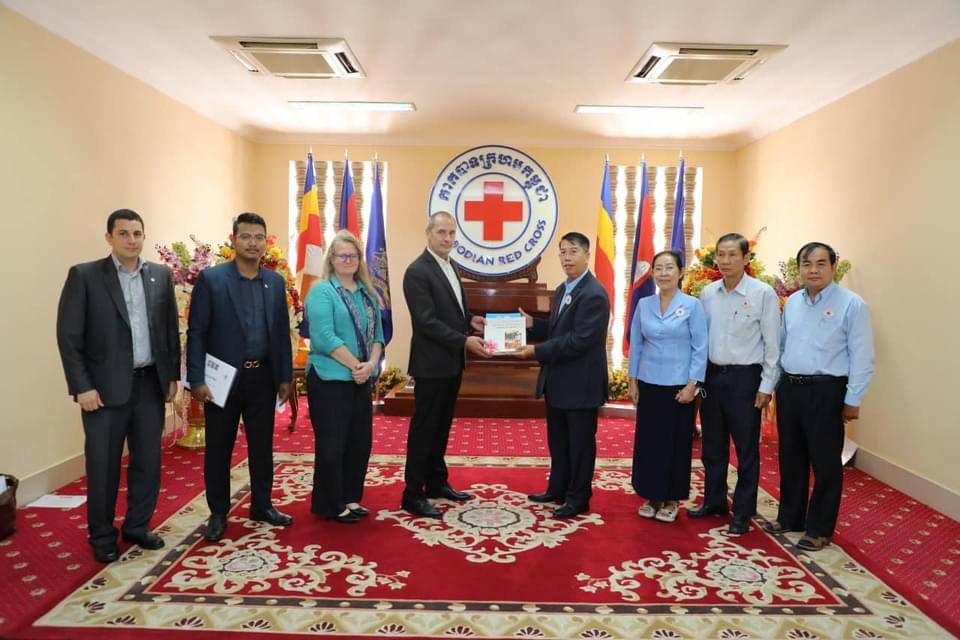 កាកបាទក្រហមកម្ពុជា និងប្រតិភូគណៈកម្មាធិការអន្តរជាតិកាកបាទក្រហម ជួបពិភាក្សាការងារលើកិច្ចសហប្រតិបត្តិការក្នុងវិស័យមនុស្សធម៌