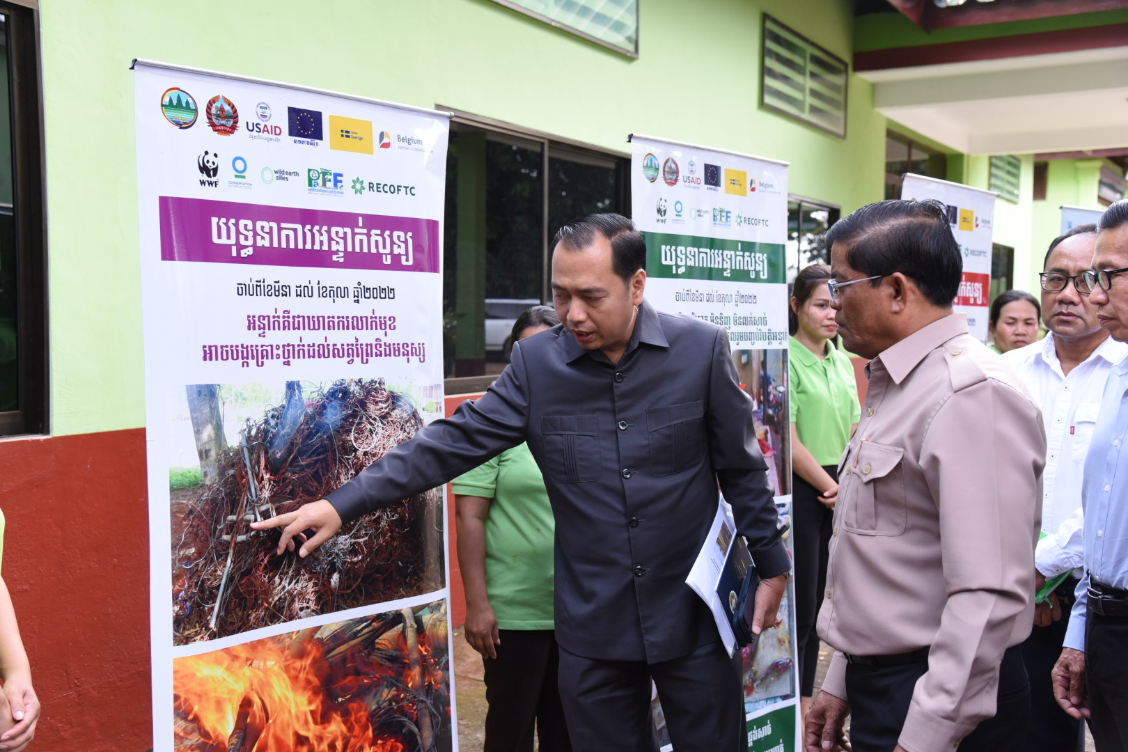 លោក ញ៉ែម សំអឿន អភិបាល ខេត្ត រតនគីរី ប្តេជ្ញាផ្សព្វផ្សាយអប់រំ បញ្ឈប់ការដាក់អន្ទាក់និងលុបបំបាត់ការលក់សាច់សត្វព្រៃ