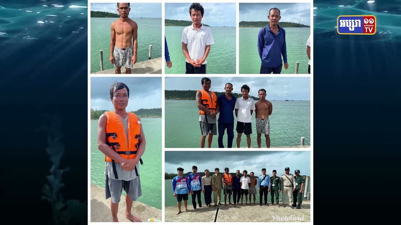 រលកធំពន្លិចទូកអ្នកនេសាទក្នុងផ្ទៃសមុទ្ទខេត្តព្រះសីហនុ (Video Inside)