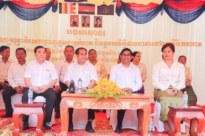ពិធីបុណ្យពុទ្ធាភិសេកព្រះពុទ្ធរូបប្រក់នាគ និងសម្ពោធសមិទ្ធិផលនានាក្នុងវត្តគិរីរតនារាម (វត្តត្រពាំងក្រហម) ក្នុងស្រុកកូនមុំ