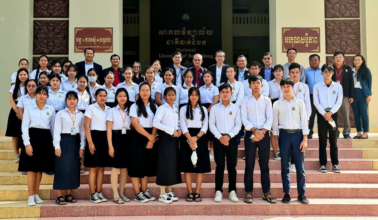 សាកលវីទ្យាល័យជាតិបាត់ដំបង(NUBB)និងដៃគូសហការ បានរៀបចំទិវាព័ត៌មាន ស្តីពី”ការបណ្តុះបណ្តាលបរិញ្ញាបត្រជាន់ខ្ពស់ កែច្នៃអាហារ និង នវានុវត្តន៍”
