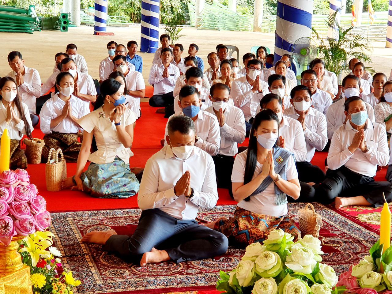 ថ្នាក់ដឹកនាំខេត្តសៀមរាប អញ្ជើញកាន់បិណ្ឌវេនទី៥ នៅវត្តវិសុទ្ធិមគ្គ ក្នុងឃុំលាងដៃ ស្រុកនគរធំ ខេត្តសៀមរាប