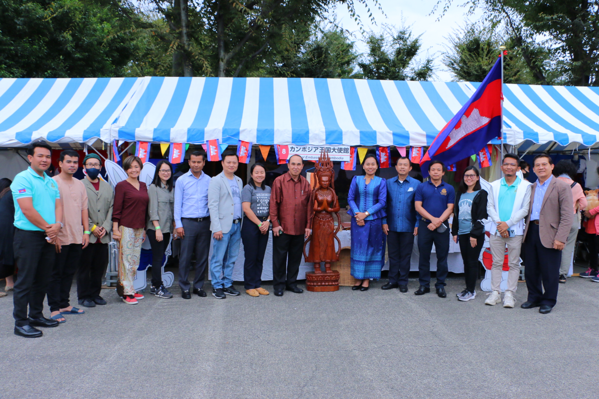 ស្ថានទូតកម្ពុជាប្រចាំប្រទេសជប៉ុន បានចូលរួមកម្មវិធីតាំងពិព័រណ៍ប្រចាំតំបន់ រយៈពេល២ថ្ងៃ