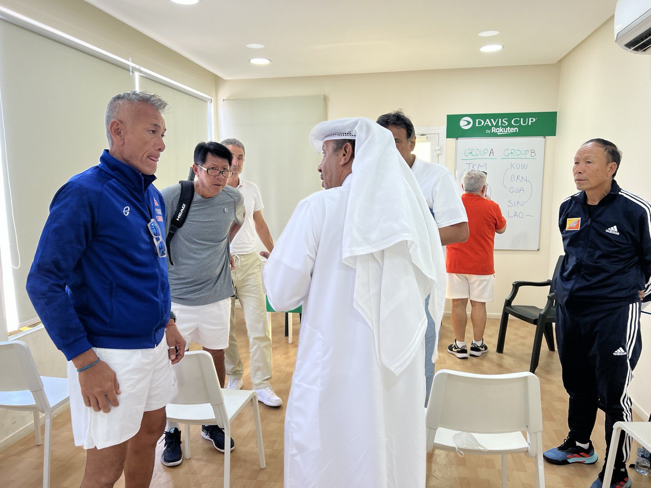 ព្រឹត្តិការណ៍ DAVIS CUP ប្រកួតបើកឆាកកម្ពុជា ប៉ះ ពូតាន ក្នុងជំនួបពូល