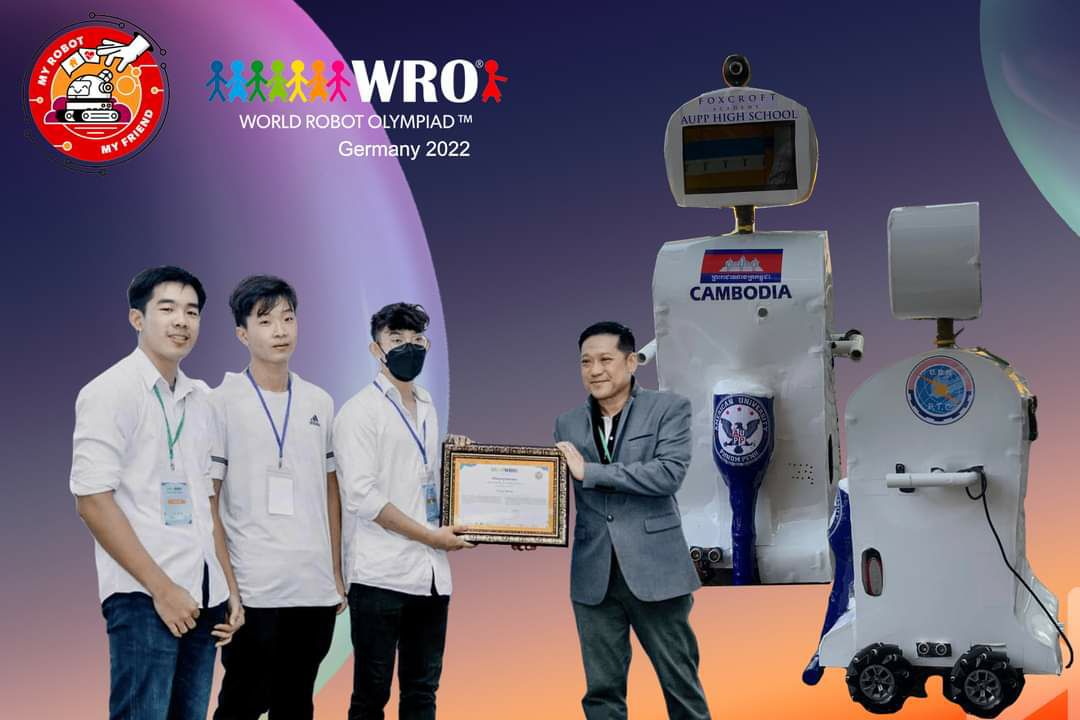 សិស្សកម្ពុជា ៣រូប នឹងចូលរួមកម្មវិធីប្រកួតមនុស្សយន្តអូឡាំព្យាដពិភពលោក នៅប្រទេសអាល្លឺម៉ង់
