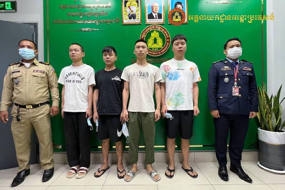 រយៈពេលប្រាំថ្ងៃ កម្ពុជាបានបណ្តេញជនបរទេសជាង ២៥០នាក់ ដែលស្នាក់នៅ និងធ្វើការខុសច្បាប់