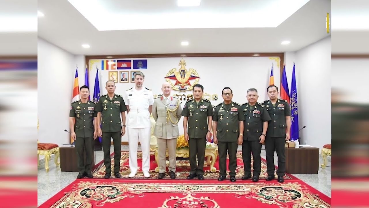 កម្ពុជាស្នើអង់គ្លេសជួយបណ្តុះបណ្តាលធនធានមនុស្សក្នុងជួរកងទ័ព (Video Inside)
