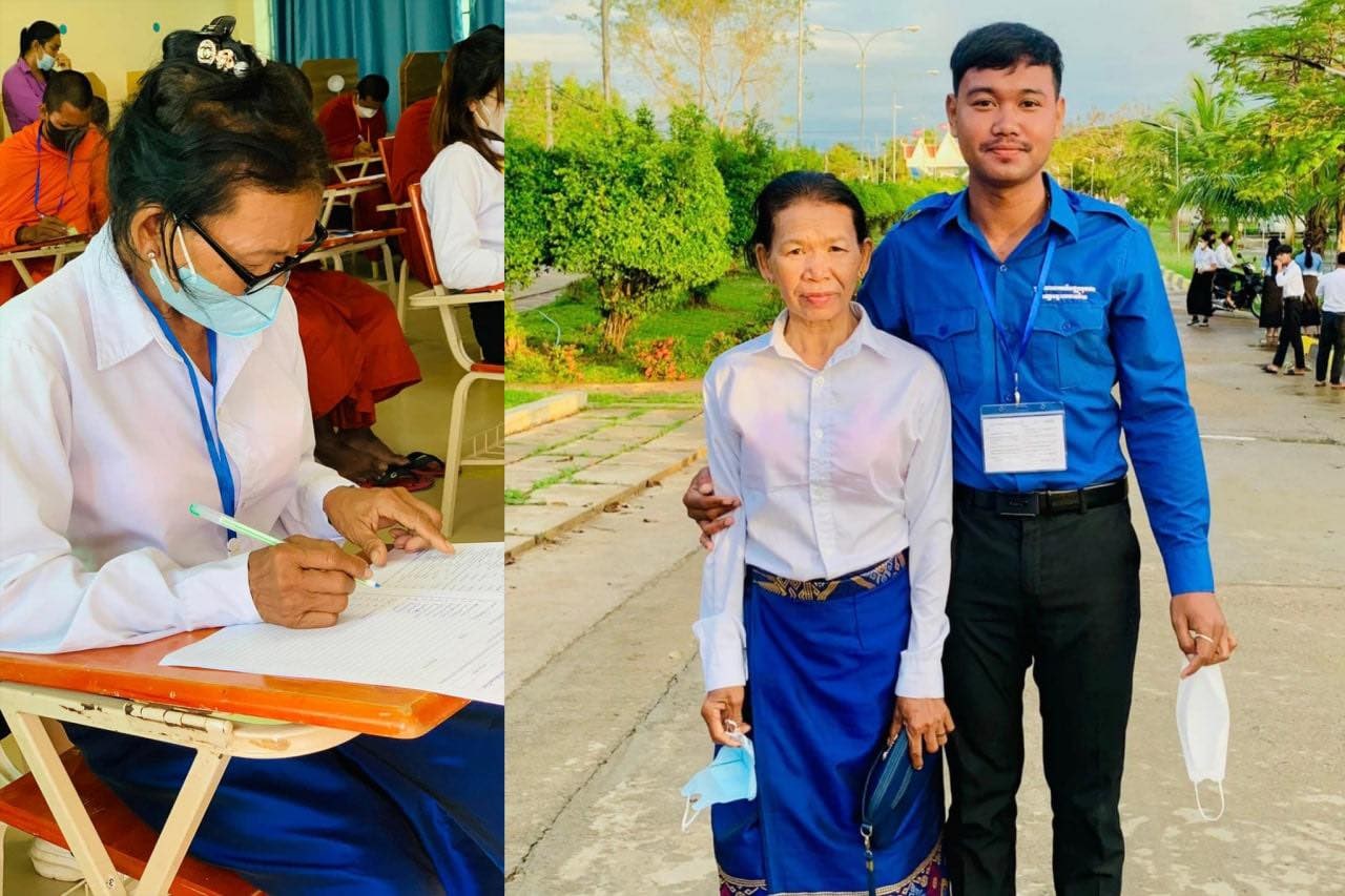 សម្ដេចតេជោ ហ៊ុន សែន ចូលរួមឧបត្ថម្ភនូវថវិកា ចំនួន ១០លានរៀល ដល់លោកស្រី ហែម ស៊ីណាត អាយុ៥៦ឆ្នាំដែល ប្រឡងបាក់ឌុបធ្លាក់