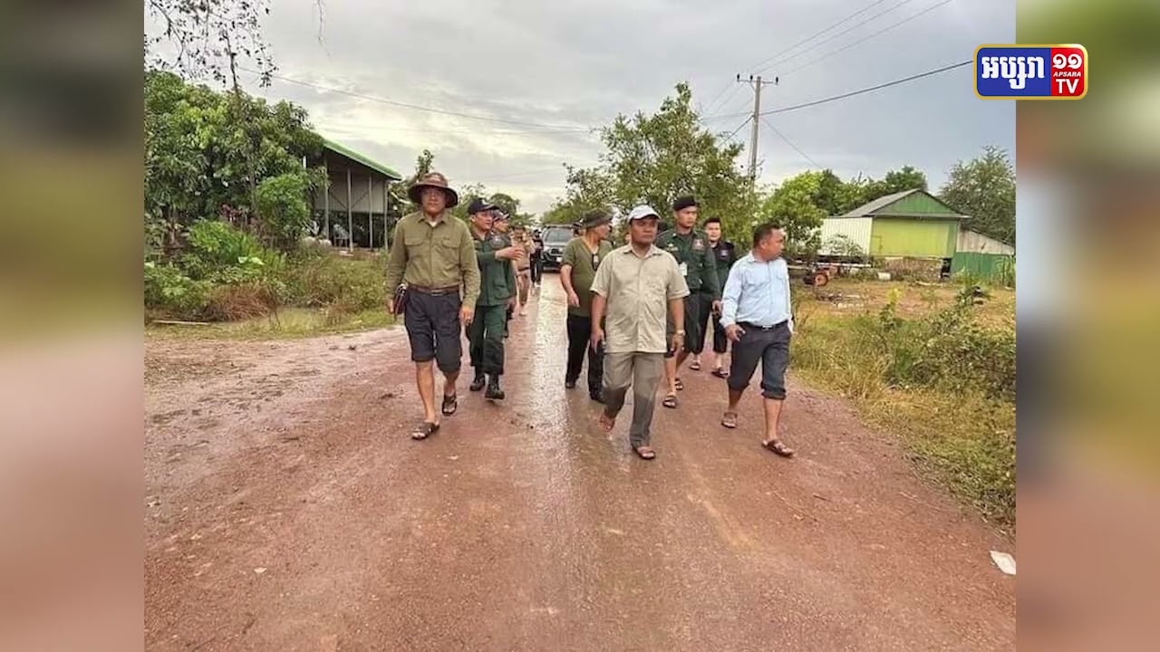 ភ្លៀងកក់ខែលិចដំណាំតាមកន្លែងមួយចំនួន ក្នុងស្រុកសាមគ្គីមានជ័យ (Video Inside)