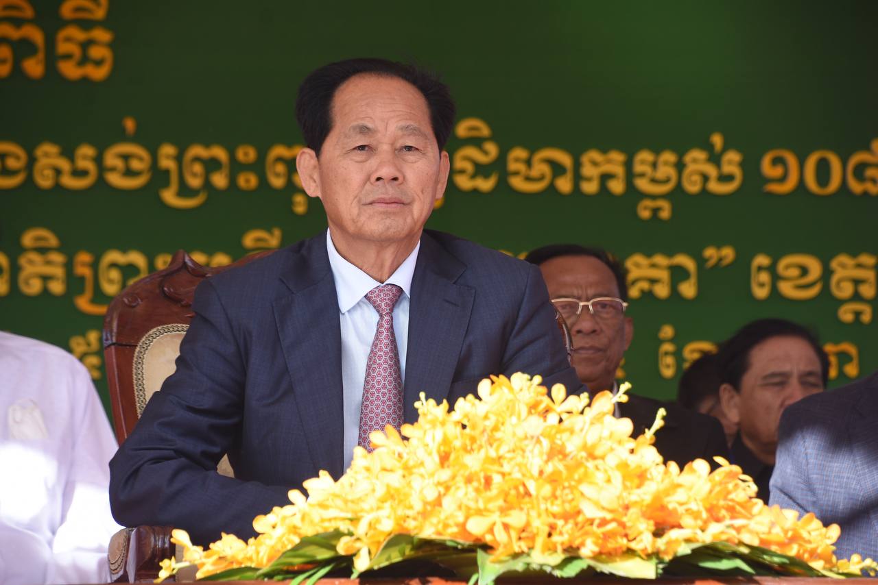 ឯកឧត្ដមឧបនាយករដ្ឋមន្ត្រី ជាសុផារ៉ា អញ្ជើញ បញ្ចុះបឋមសិលាបេីកការដ្ឋានសាងសង់ព្រះពុទ្ធបដិមា នៅលេីខ្នងភ្នំបូកគោ ខេត្តកំពត