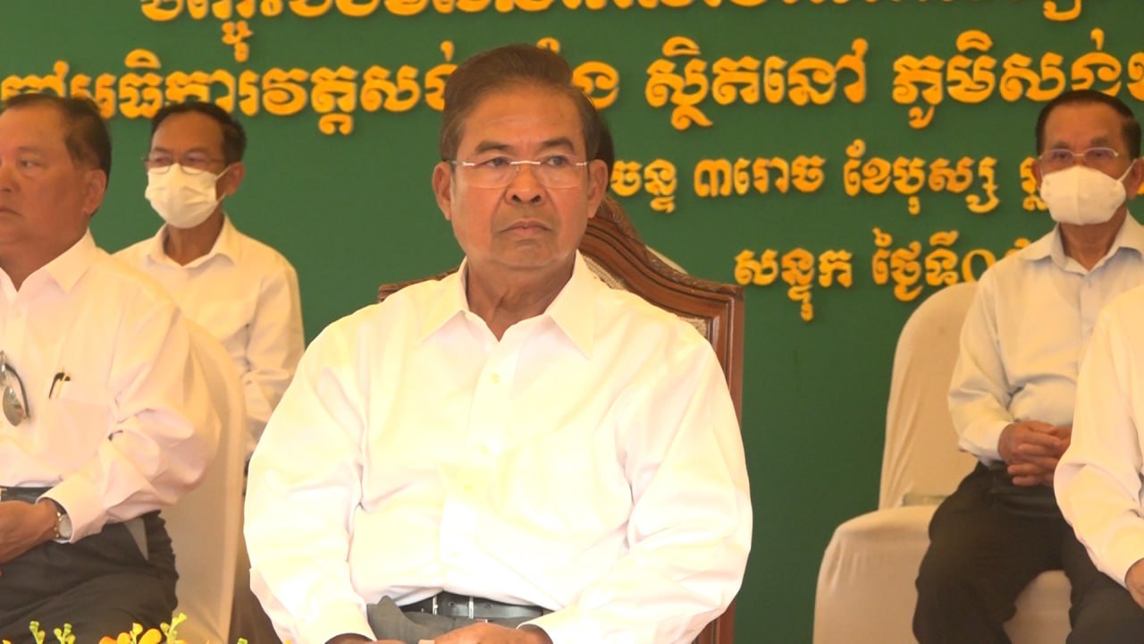 ឯកឧត្ដម ជា ចាន់តូ រំលឹកដល់អ្នកម៉ៅការសាងសង់អគារសិក្សាថ្មី នៃសាលាបឋមសិក្សា ឯក អេម សង់ឃ្លាំង គោរពឱ្យបានត្រឹមត្រូវ តាមបទដ្ឋានបច្ចេកទេស ធានាបានទាំងគុណភាព និងសោភណ្ឌភាព