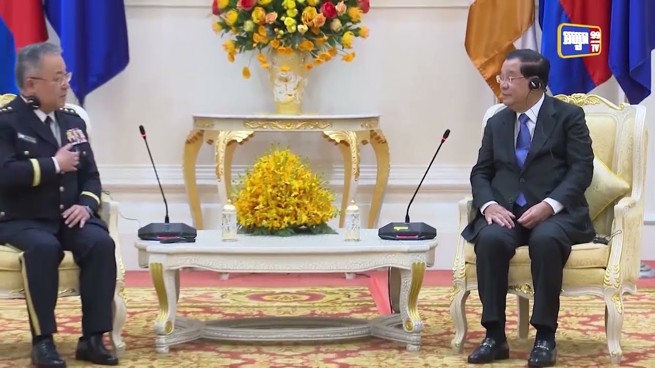 សម្តេចតេជោ ហ៊ុន សែន ទទួលជួបមេបញ្ជាការកងស្វ័យការពារជើងគោកជប៉ុន (Video Inside)