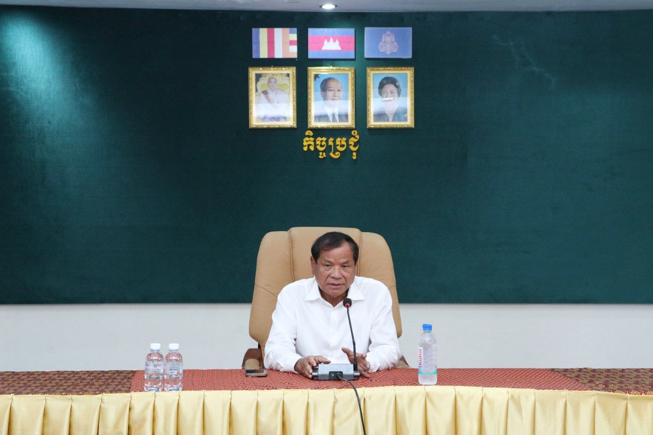 ឯកឧត្តម ថោង ខុន៖ ជំរុញអោយរដ្ឋបាលខេត្តកំពតបង្កើនការផ្សព្វផ្សាយ និងអំពាវនាវឲ្យសិស្សានុសិស្ស ប្រជាពលរដ្ឋ ចូលរួមគាំទ្រព្រឹត្តការណ៍ស៊ីហ្គេម