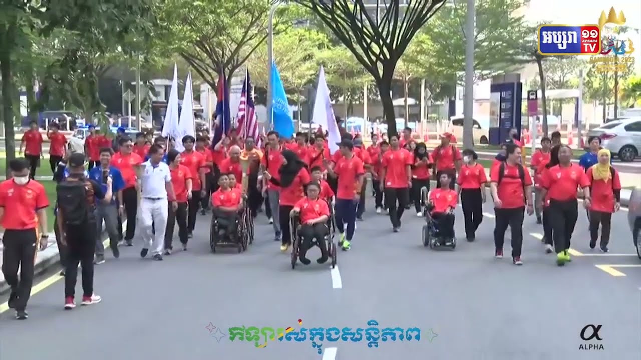 ព្រះអគ្គីជ័យកីឡាដង្ហែរក្នុងប្រទេសម៉ាឡេស៊ី (Video Inside)
