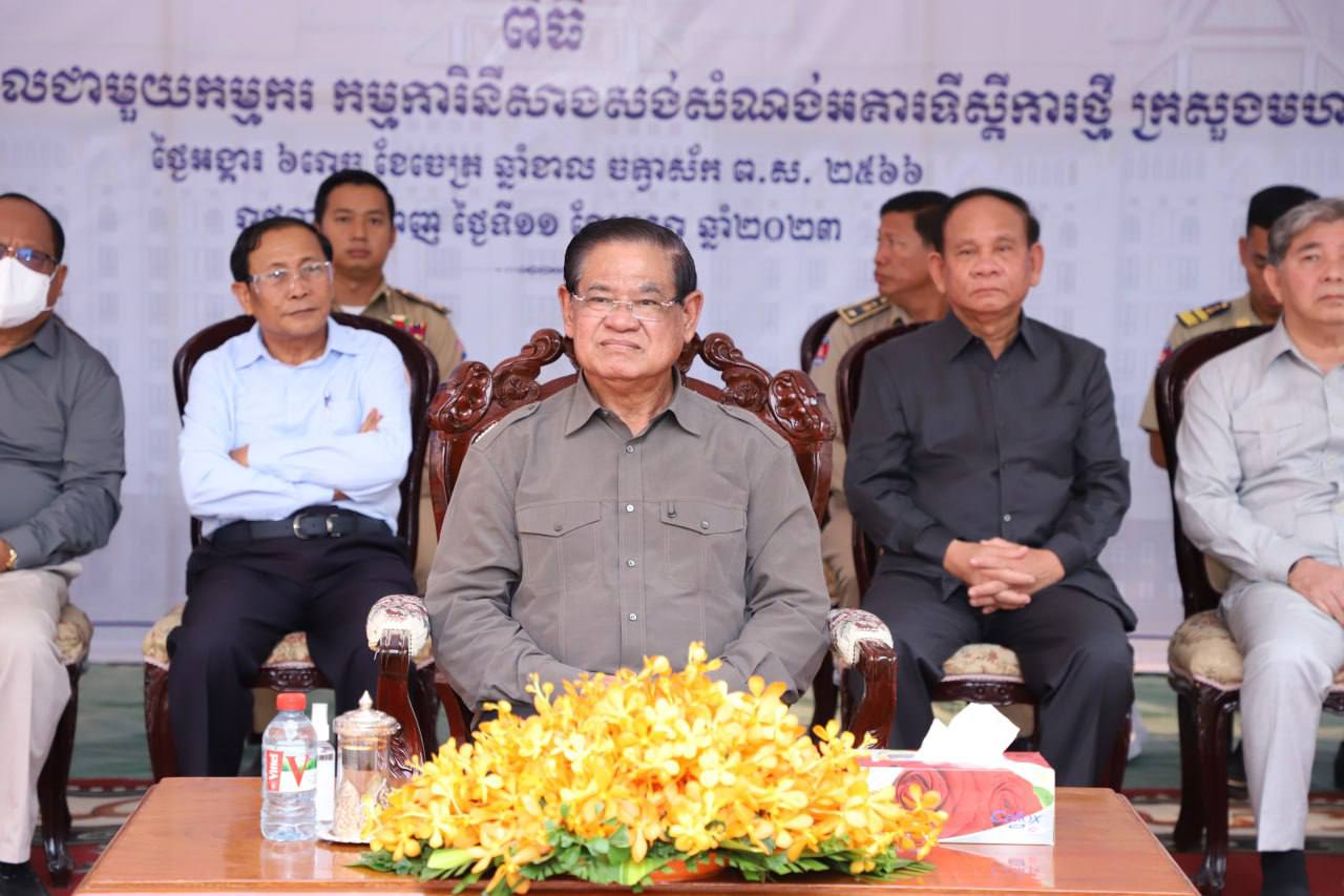 សម្ដេច ស ខេង៖ ដំណើរការសាងសង់អគារថ្មី នៃក្រសួងមហាផ្ទៃ មកដល់ពេលនេះ សម្រេចបាន ៨០% ហើយ