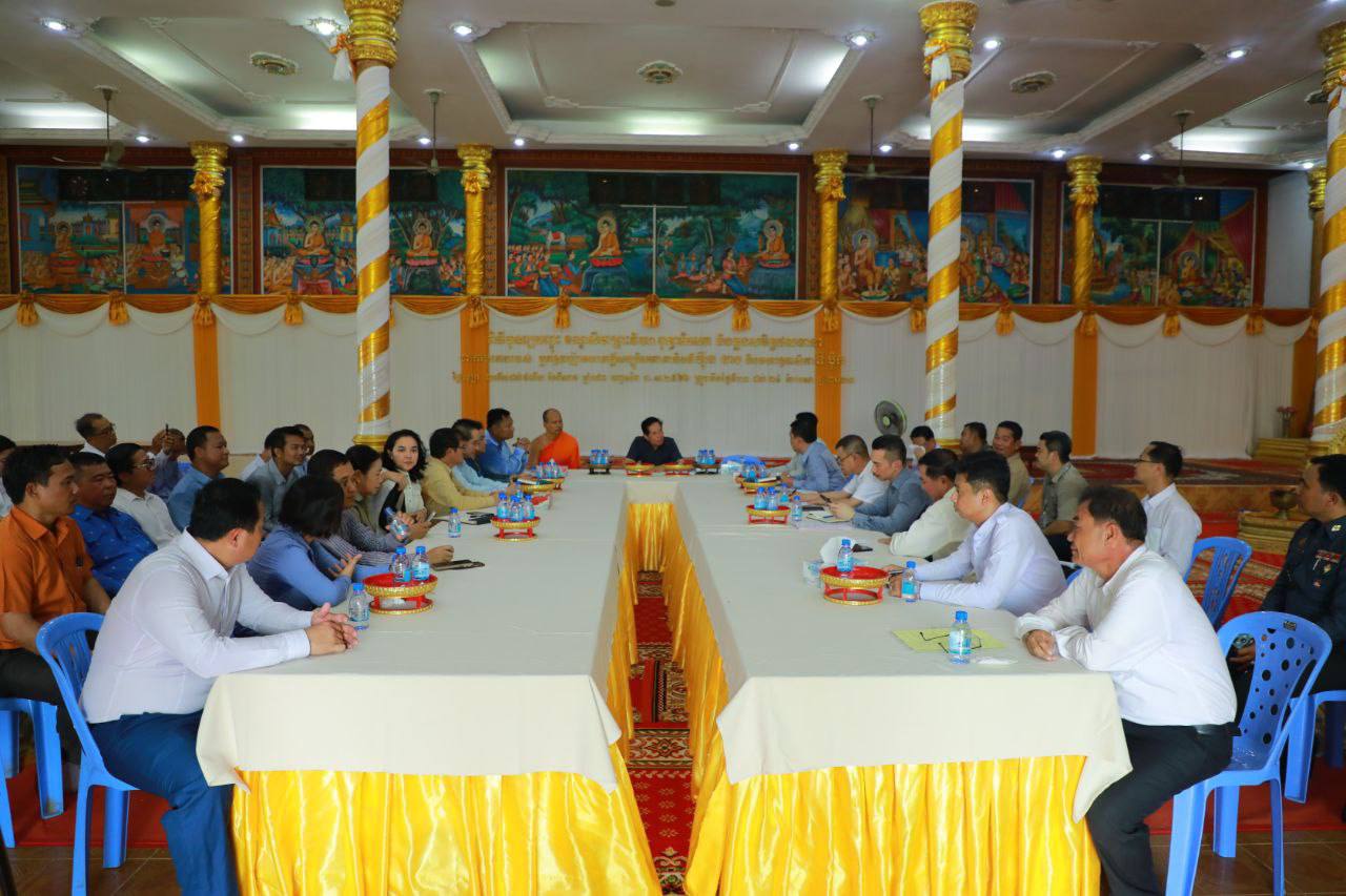 អភិបាលរាជធានីភ្នំពេញ ជំរុញក្រុមការងារគ្រប់ផ្នែកអនុវត្តការងារឱ្យបានល្អ ក្នុងពិធីបុណ្យកាត់ឫសីមានៅវត្តព្រះបារមីវង្កតបុរី ក្រោមអធិបតីភាព សម្តេចតេជោ ហ៊ុន សែននៅថ្ងៃទី២៤ ខែមេសាខាងមុខនេះ