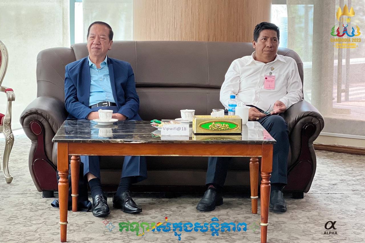 ប្រតិភូដង្ហែព្រះអគ្គិជ័យកីឡា និងភ្លើងគប់ នៃព្រឹត្តិការណ៍កីឡាសុីហ្គេម-អាស៊ានប៉ាហ្គេម ឆ្នាំ២០២៣
