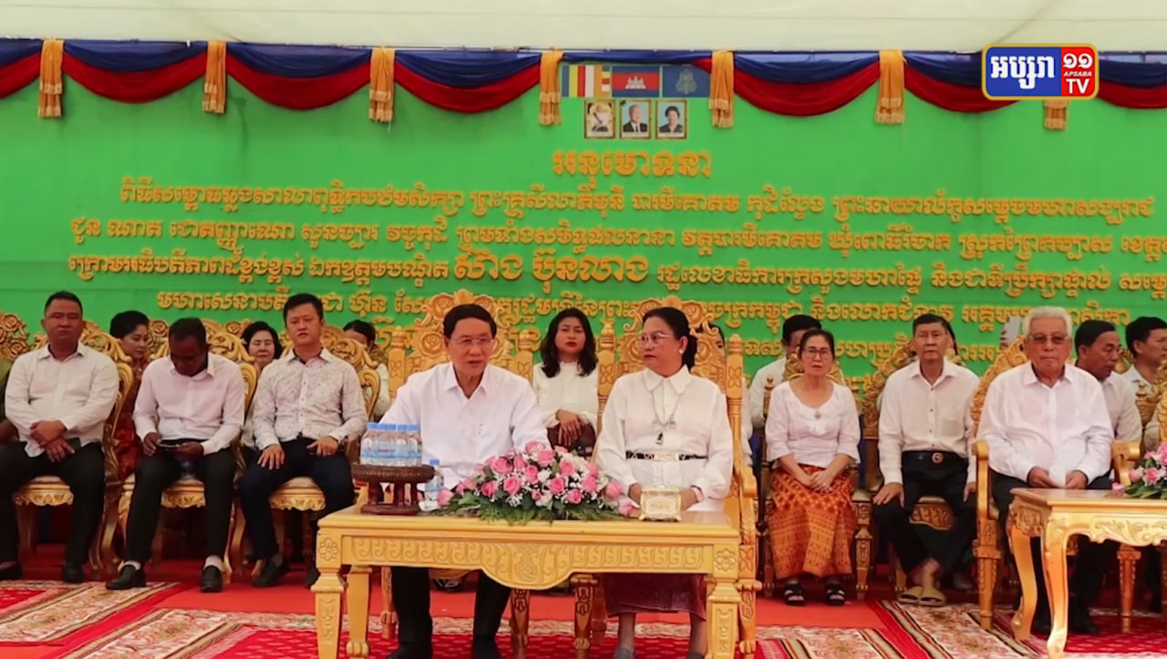 ប្រជាពលរដ្ឋ, ព្រះសង្ឃ និងមន្ត្រីស្រុកព្រៃកប្បាស ខេត្តតាកែវ រីករាយក្នុងសម័យដឹកនាំសម្តេចតេជោ (Video Inside)