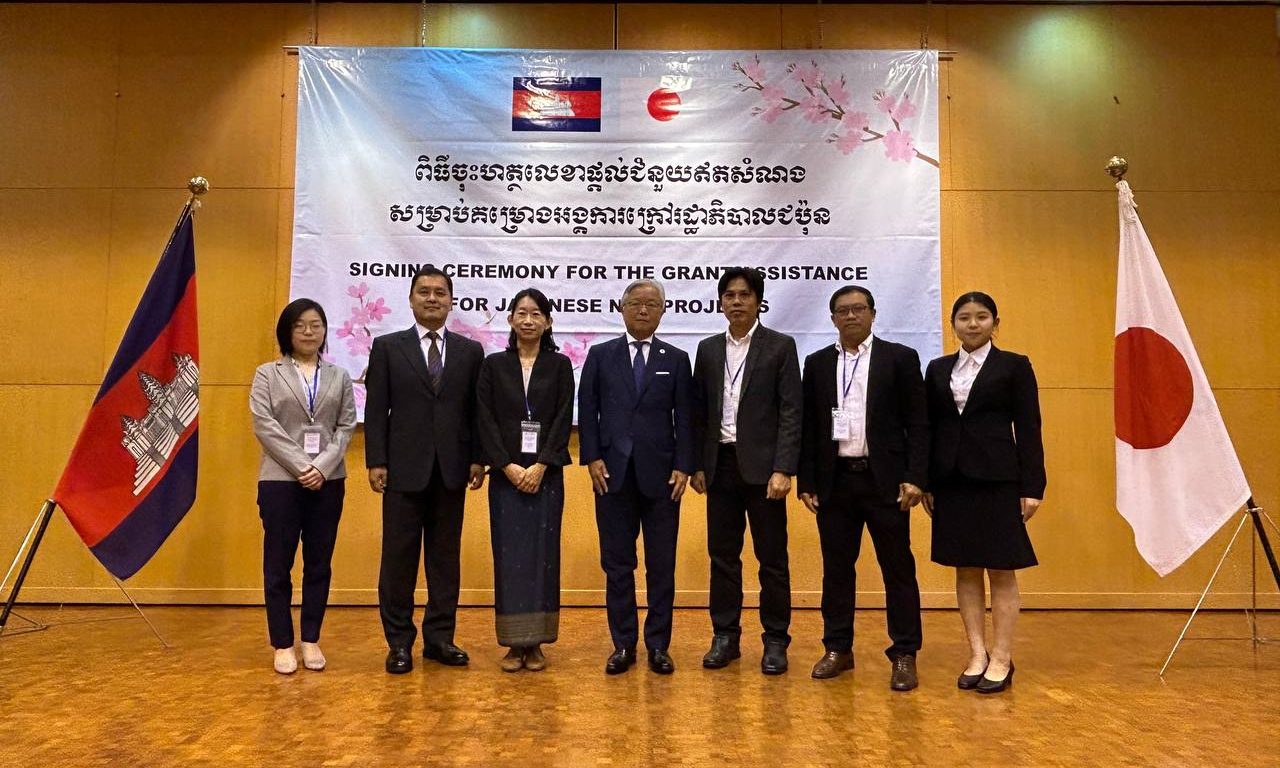 ជប៉ុន បានផ្ដល់ជំនួយជាង ៦៣ ម៉ឺនដុល្លារ សម្រាប់គម្រោងលុបបំបាត់អំពើហិង្សាលើកុមារ នៅតាមសាលារៀន