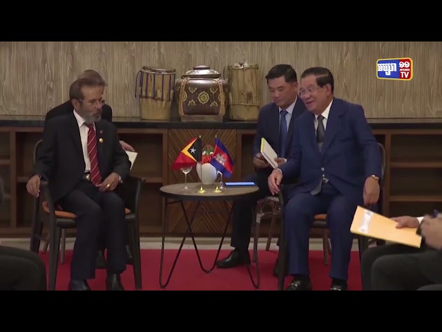 សម្តេចតេជោចង់ជួយទីម័រខាងកើតក្លាយជាប្រទេសសន្តិសុខស្បៀង (Video Inside)