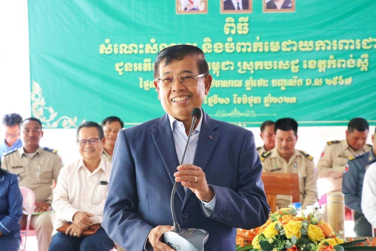 ឯកឧត្តម អៀង មូលី ៖ ចាត់ទុកអតីតយុទ្ធជននិងនិវត្តន៍ជន គឺជាវិរៈភាពអង់អាចក្លាហាន បានលះបង់កម្លាំងកាយ កម្លាំងចិត្ត និងពេលវេលា ដើម្បីបូរណភាពជាតិ និងមាតុភូមិ