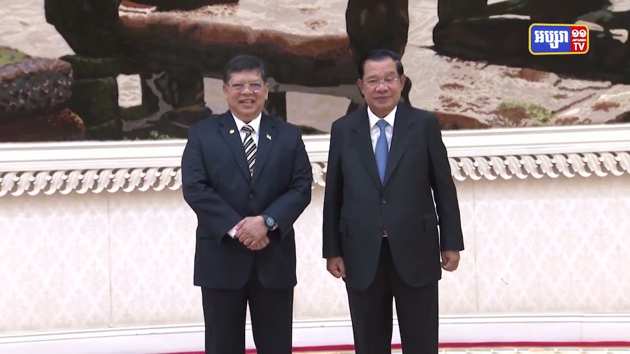 សម្តេចតេជោទទួលជួបប្រធានសភាម៉ាឡេស៊ី (Video Inside)