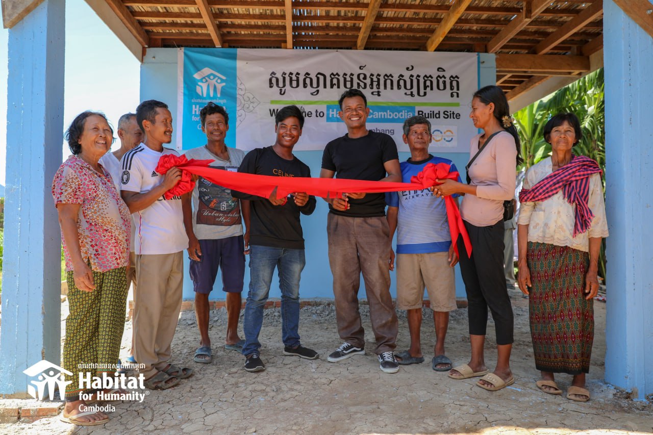 គម្រោង «ហ្គ្រេស» របស់អង្គការលំនៅឋានមនុស្សជាតិកម្ពុជា ប្រគល់លំនៅឋានជូនពលរដ្ឋងាយរងគ្រោះចំនួន៧៥គ្រួសារ